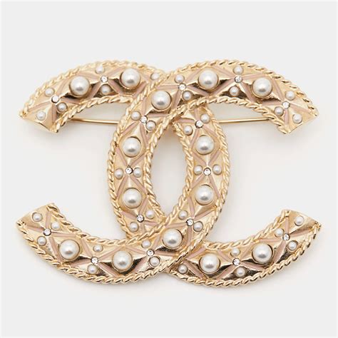 chanel pin for shirt|Chanel pins brooches faux.